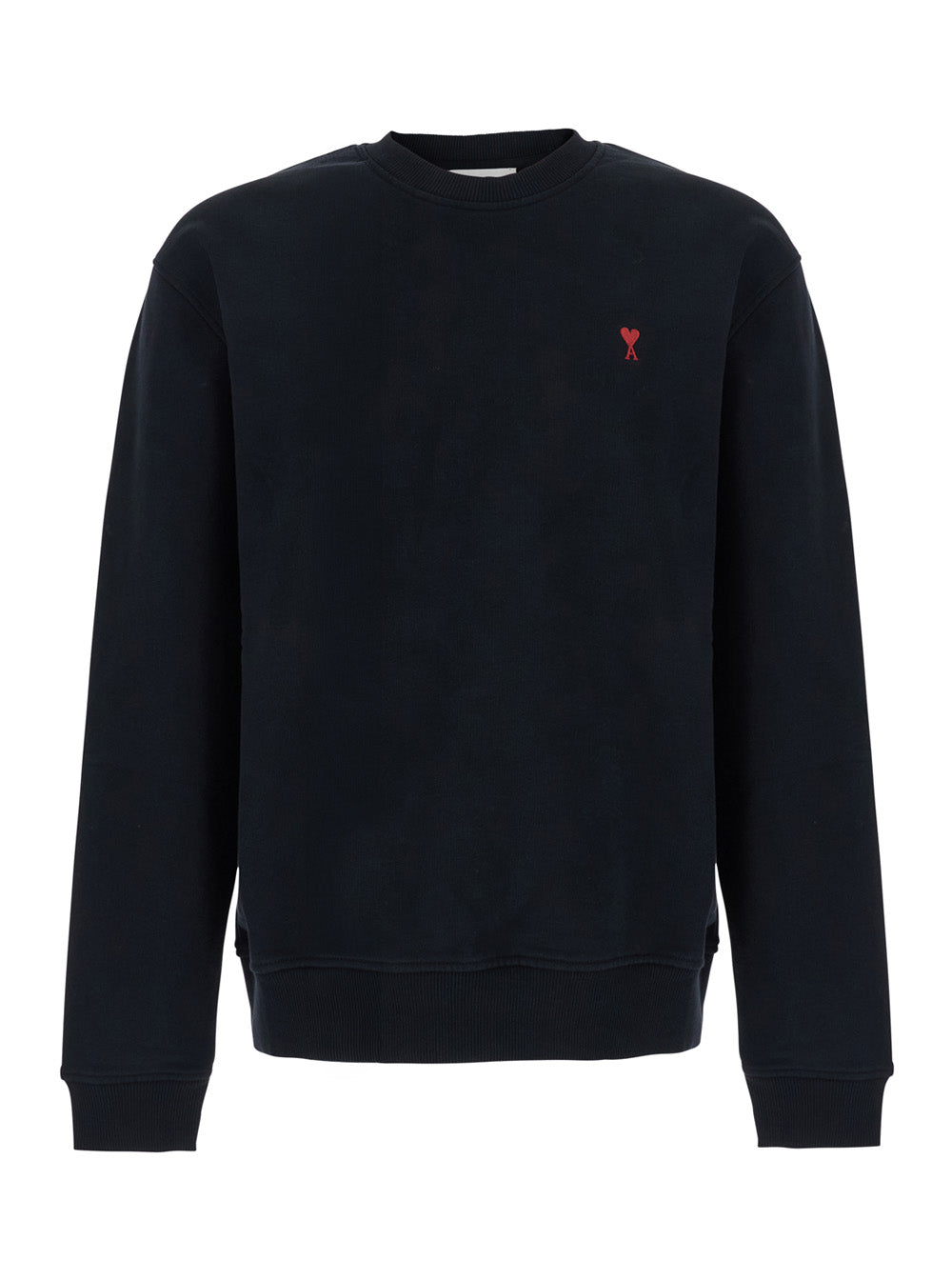 Ami Paris Men Blue Sweatshirt With Ami De Coeur Logo On The Front In Cotton For Men
