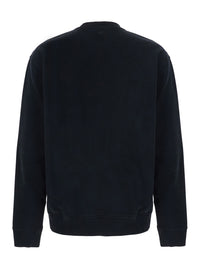 Ami Paris Men Blue Sweatshirt With Ami De Coeur Logo On The Front In Cotton For Men