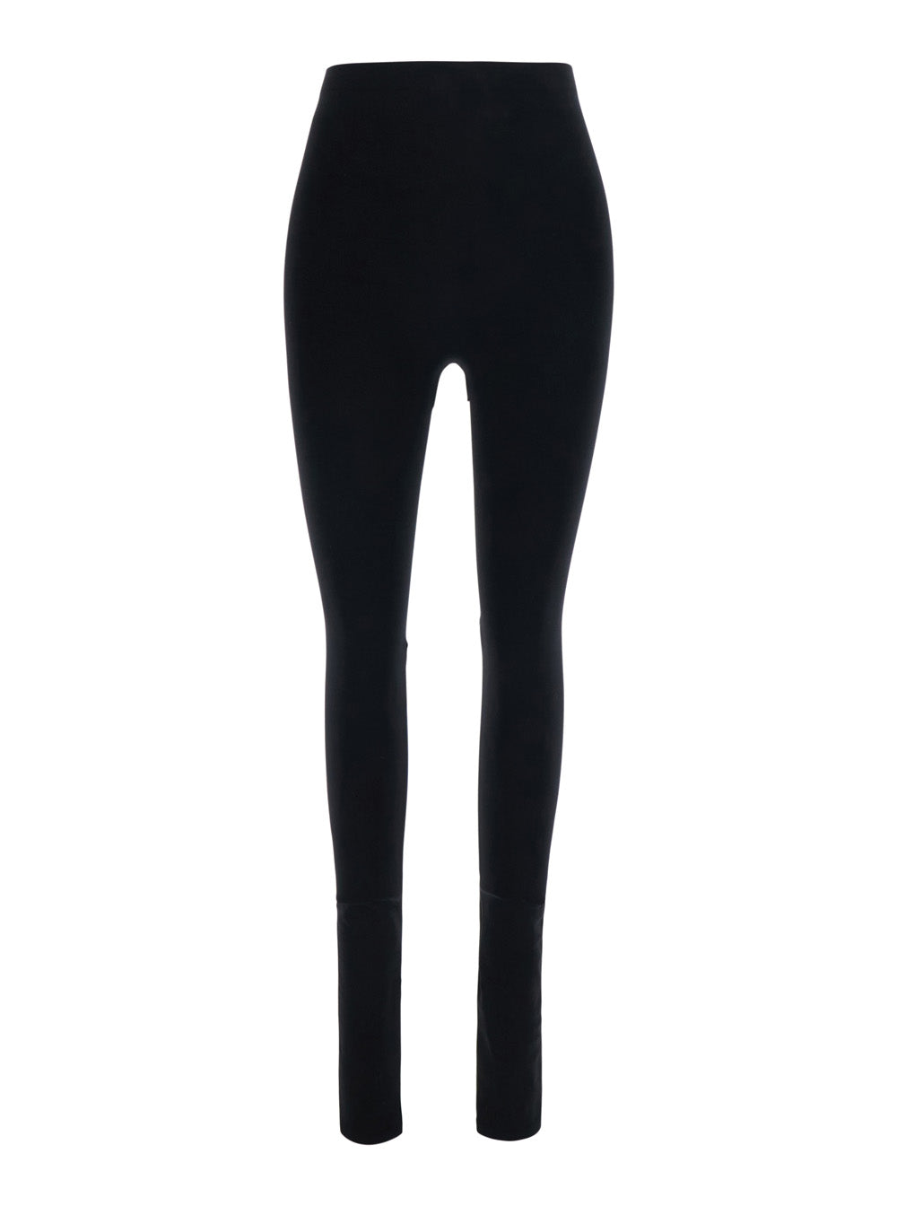 Gucci Women Black Leggings With Cut-Out Detail In Stretch Tech Fabric For Women