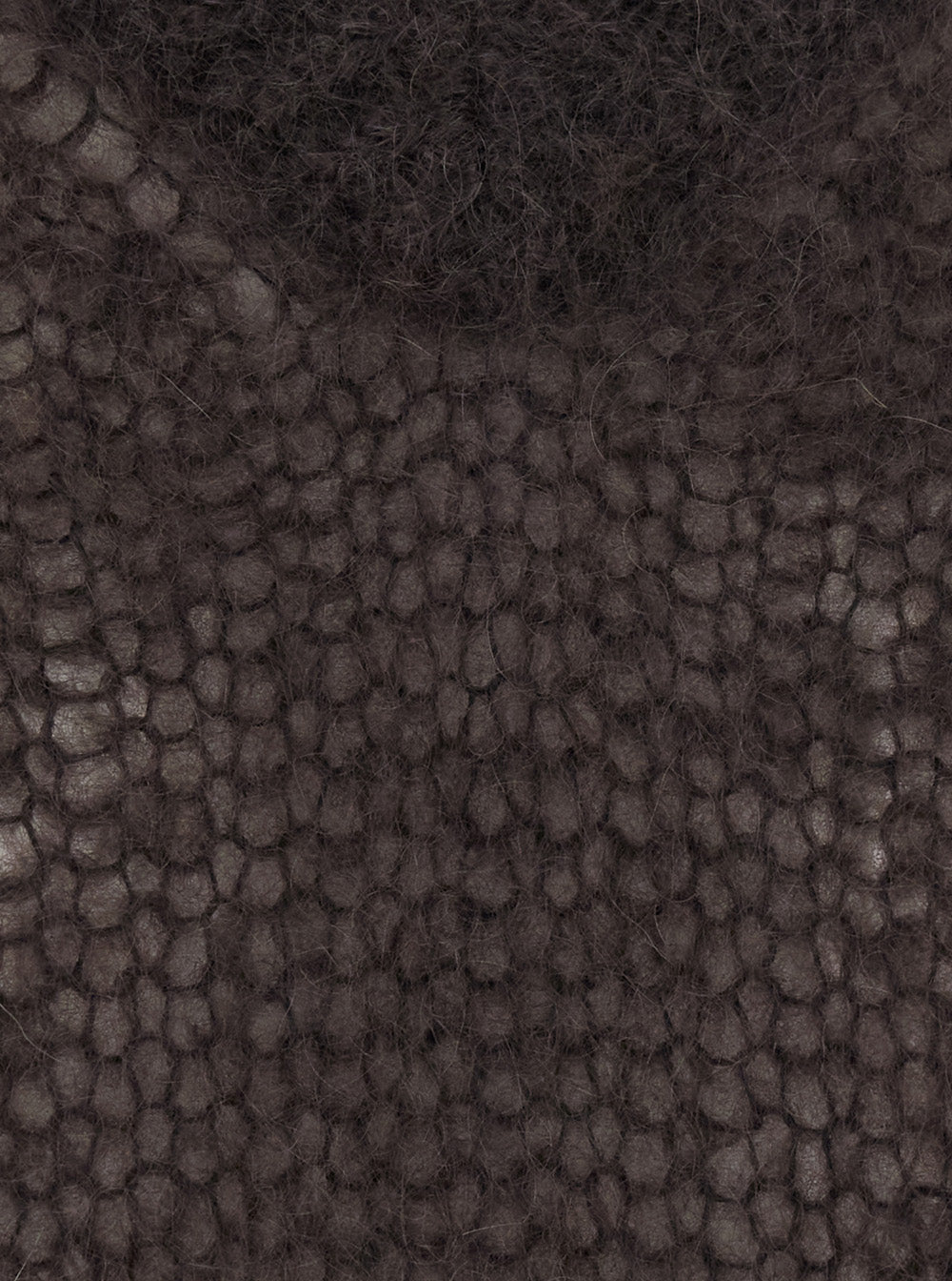 BRUNELLO CUCINELLI Brunello Cucinelli Women Brown Sleeveless Top With V-Neck And Monile Detail In Blend Wool For Women