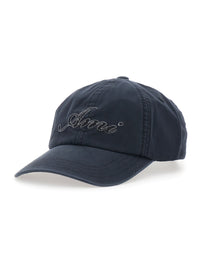 AMI PARIS Ami Paris Men Black Baseball Cap With Logo Embroidery On The Front In Cotton For Men
