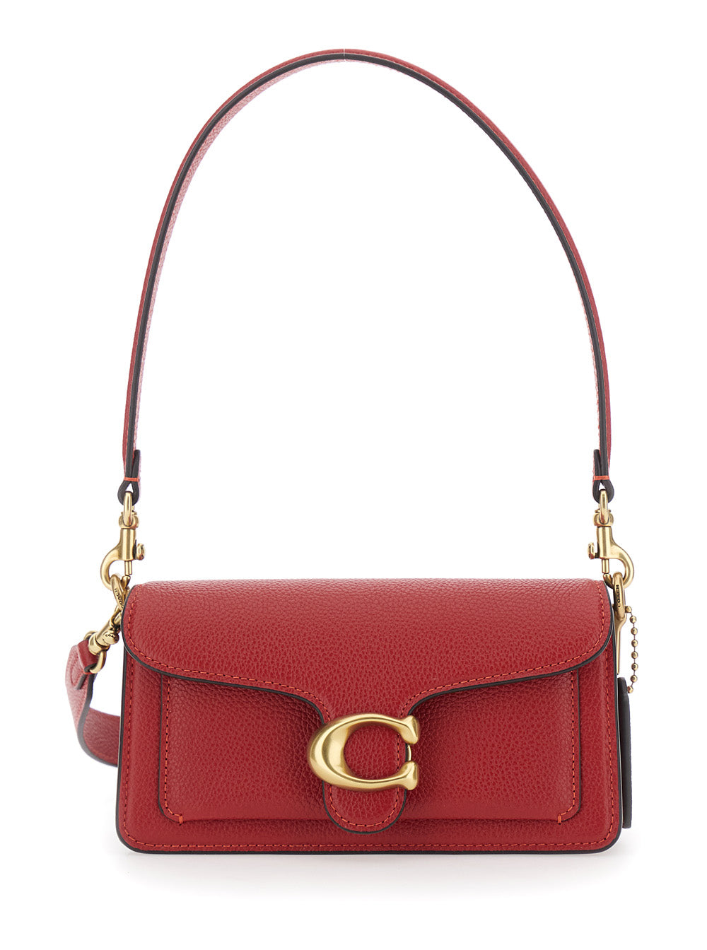 COACH Coach Women 'Tabby 20' Red Crossbody Bag With Logo Plaque On The Front And Adjustable And Removable Strap In Leather For Women