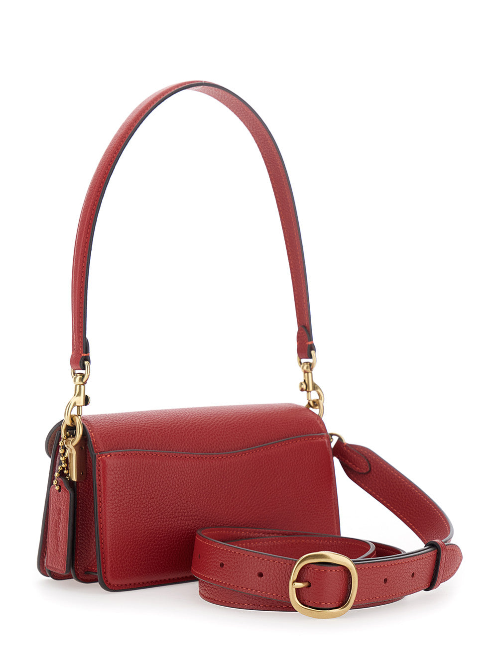 COACH Coach Women 'Tabby 20' Red Crossbody Bag With Logo Plaque On The Front And Adjustable And Removable Strap In Leather For Women
