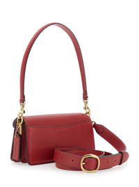 COACH Coach Women 'Tabby 20' Red Crossbody Bag With Logo Plaque On The Front And Adjustable And Removable Strap In Leather For Women