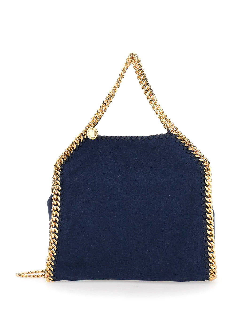 STELLA MCCARTNEY Stella Mccartney Women Falabella Mini Bag Alter Suede With Blue Suede Details And Woman
