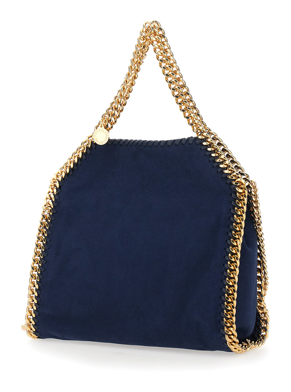 STELLA MCCARTNEY Stella Mccartney Women Falabella Mini Bag Alter Suede With Blue Suede Details And Woman