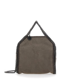 STELLA MCCARTNEY Stella Mccartney Women Falabella Tiny Tote With Tech Fabric In Brown And Unisex