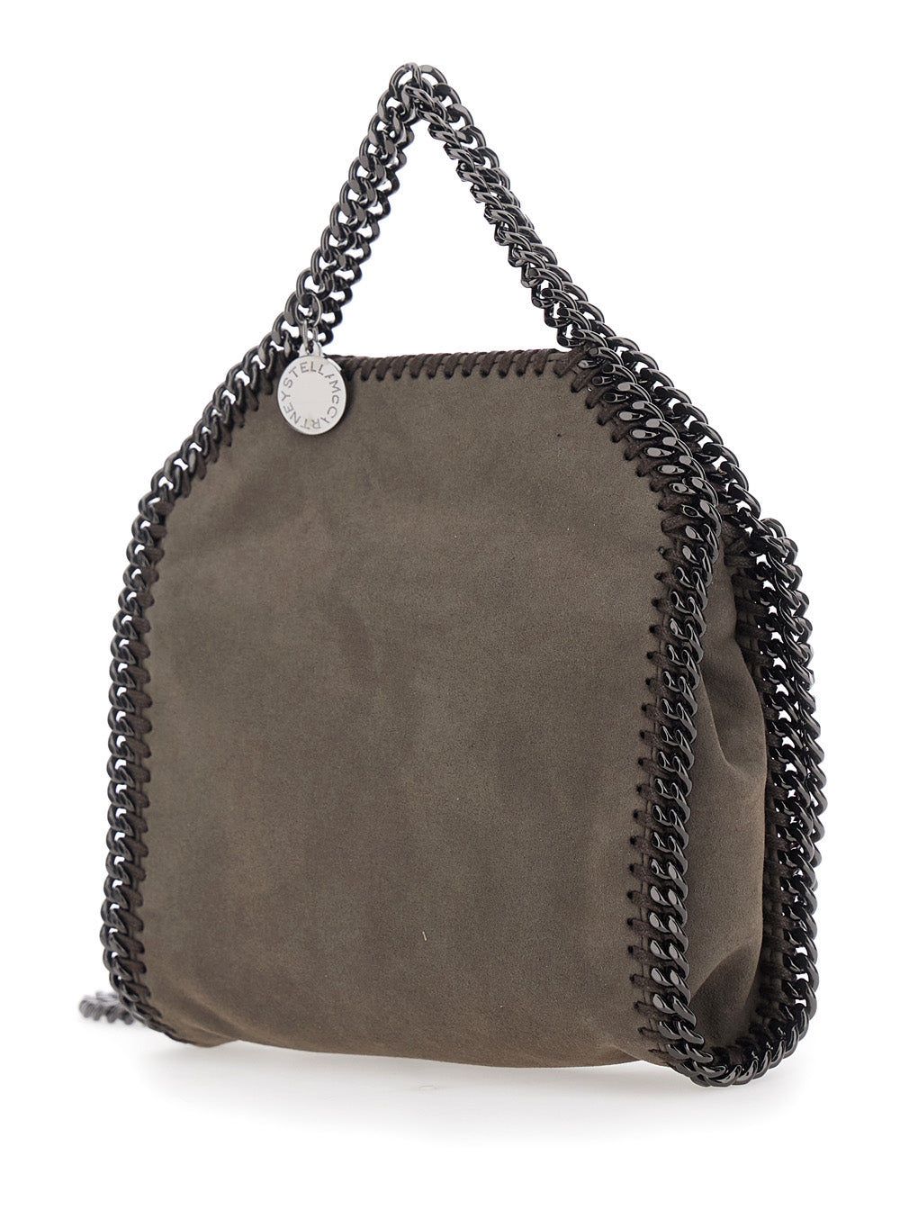 STELLA MCCARTNEY Stella Mccartney Women Falabella Tiny Tote With Tech Fabric In Brown And Unisex