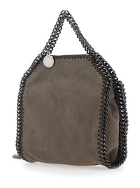 STELLA MCCARTNEY Stella Mccartney Women Falabella Tiny Tote With Tech Fabric In Brown And Unisex