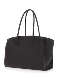THE ROW The Row Women 'Marlo 14' Black Shoulder Bag With Two Top Handles In Leather For Women