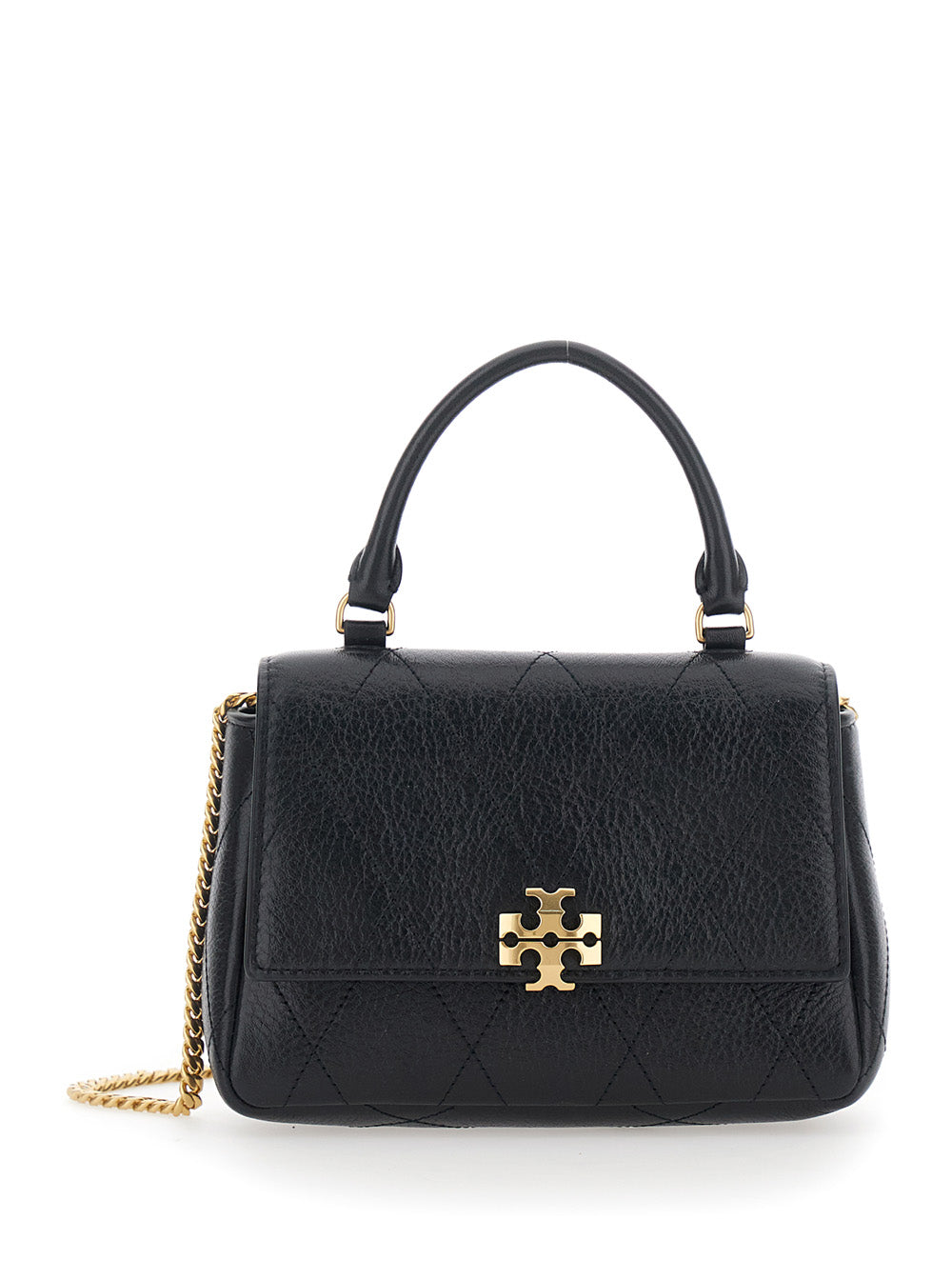 TORY BURCH Tory Burch Women 'Charlie' Black Mini Bag With Chain Strap In Leather For Women