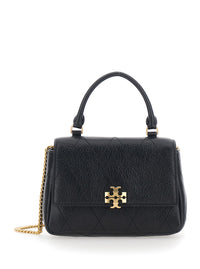 TORY BURCH Tory Burch Women 'Charlie' Black Mini Bag With Chain Strap In Leather For Women