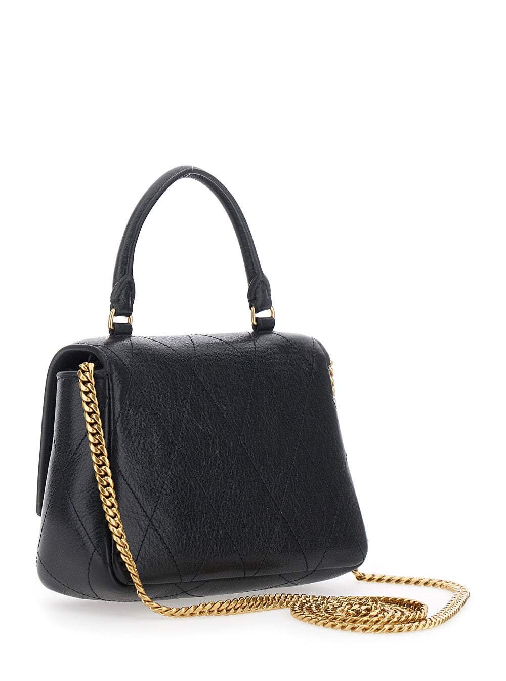 TORY BURCH Tory Burch Women 'Charlie' Black Mini Bag With Chain Strap In Leather For Women
