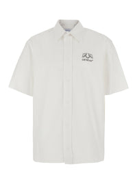 Off-White Men Shirt Off-White With Long Sleeves And Collar In Off-White For Men