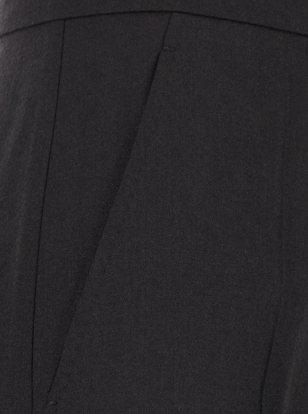 Max Mara Women 'Extra' Brown Trousera With Side Pockets In Stretch Wool For Women