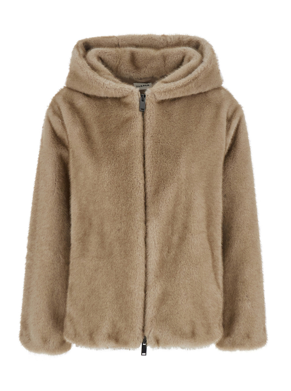 P.A.R.O.S.H. P.A.R.O.S.H. Women Beige Jacket With Front Closure And Long Sleeves In Fabric. Color Beige. Women.