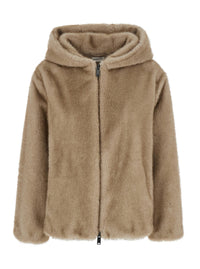 P.A.R.O.S.H. P.A.R.O.S.H. Women Beige Jacket With Front Closure And Long Sleeves In Fabric. Color Beige. Women.