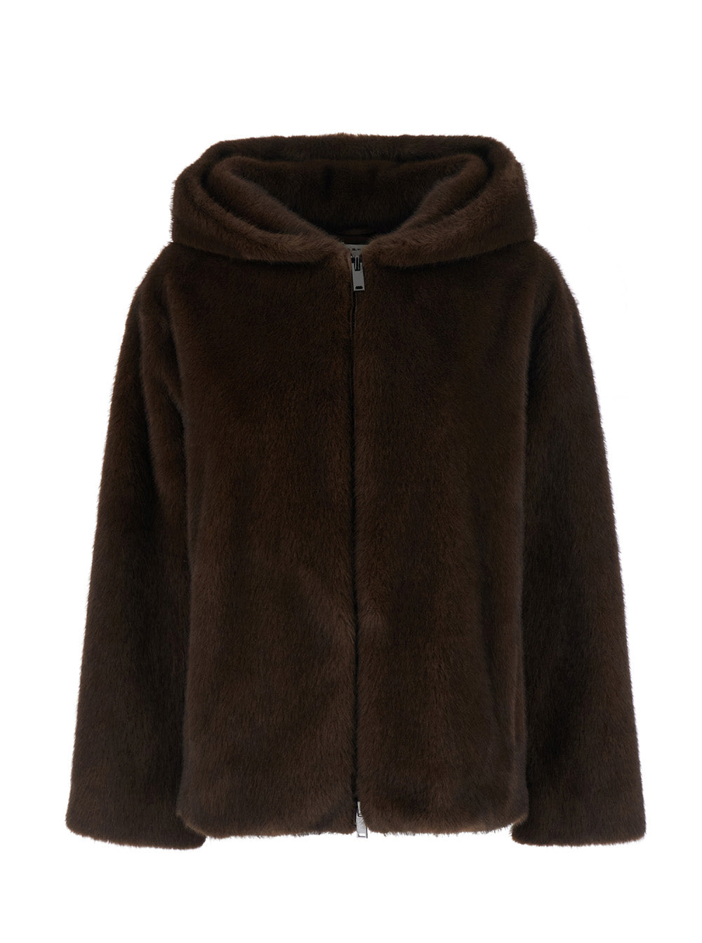 P.A.R.O.S.H. P.A.R.O.S.H. Women Jacket P.A.R.O.S.H. Brown In Tech Fabric With Front Closure And Pockets, Women