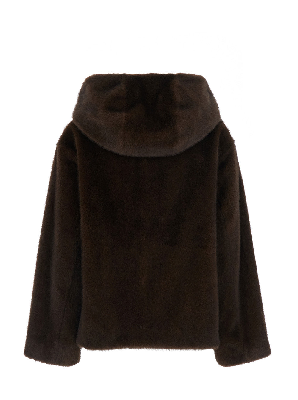 P.A.R.O.S.H. P.A.R.O.S.H. Women Jacket P.A.R.O.S.H. Brown In Tech Fabric With Front Closure And Pockets, Women