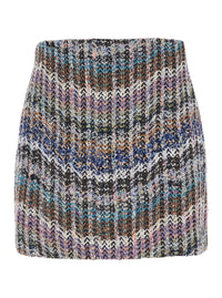 Missoni Women Multicolor Skirt With Motif And All-Over Sequins In Fabric Women