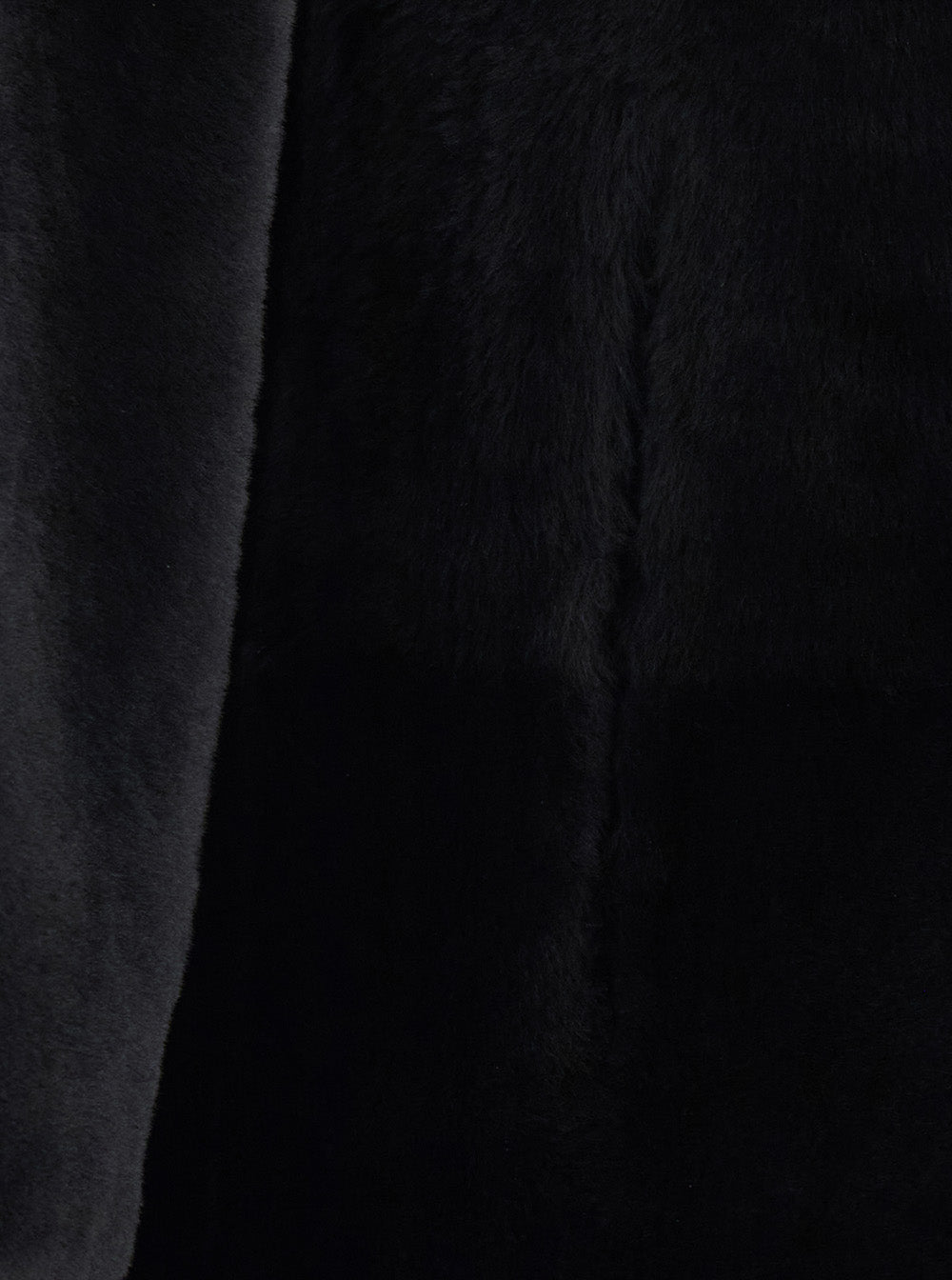 Yves Salomon Women Brown Shearling Coat With Round Collar And Snap Button Closure On The Front In Fur For Women