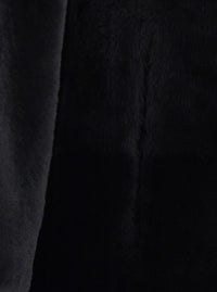 Yves Salomon Women Brown Shearling Coat With Round Collar And Snap Button Closure On The Front In Fur For Women