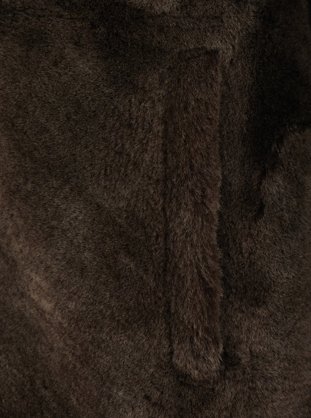 Yves Salomon Women Brown Shearling Jacket With Fixed Hood In Fur For Women