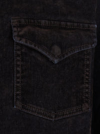 Amiri Men Brown Shirt With Classic Collar And Two Patch Pockets On The Front In Denim For Men