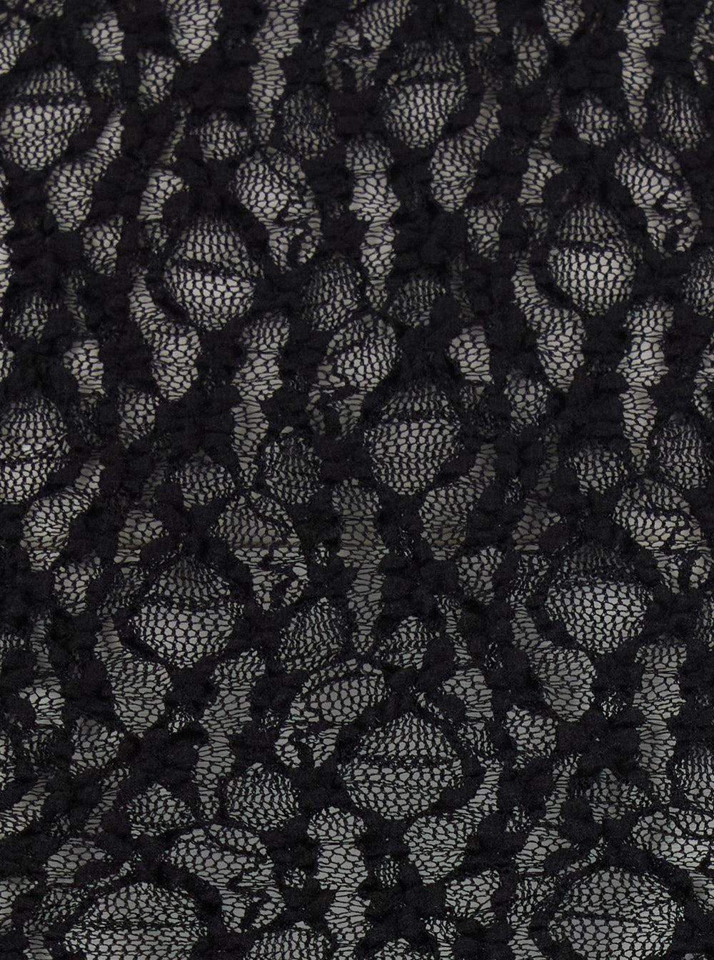 Isabel Marant Women 'Brany' Black Top With All-Over Lace Trim In Cotton Blend For Women