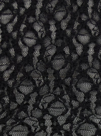 Isabel Marant Women 'Brany' Black Top With All-Over Lace Trim In Cotton Blend For Women