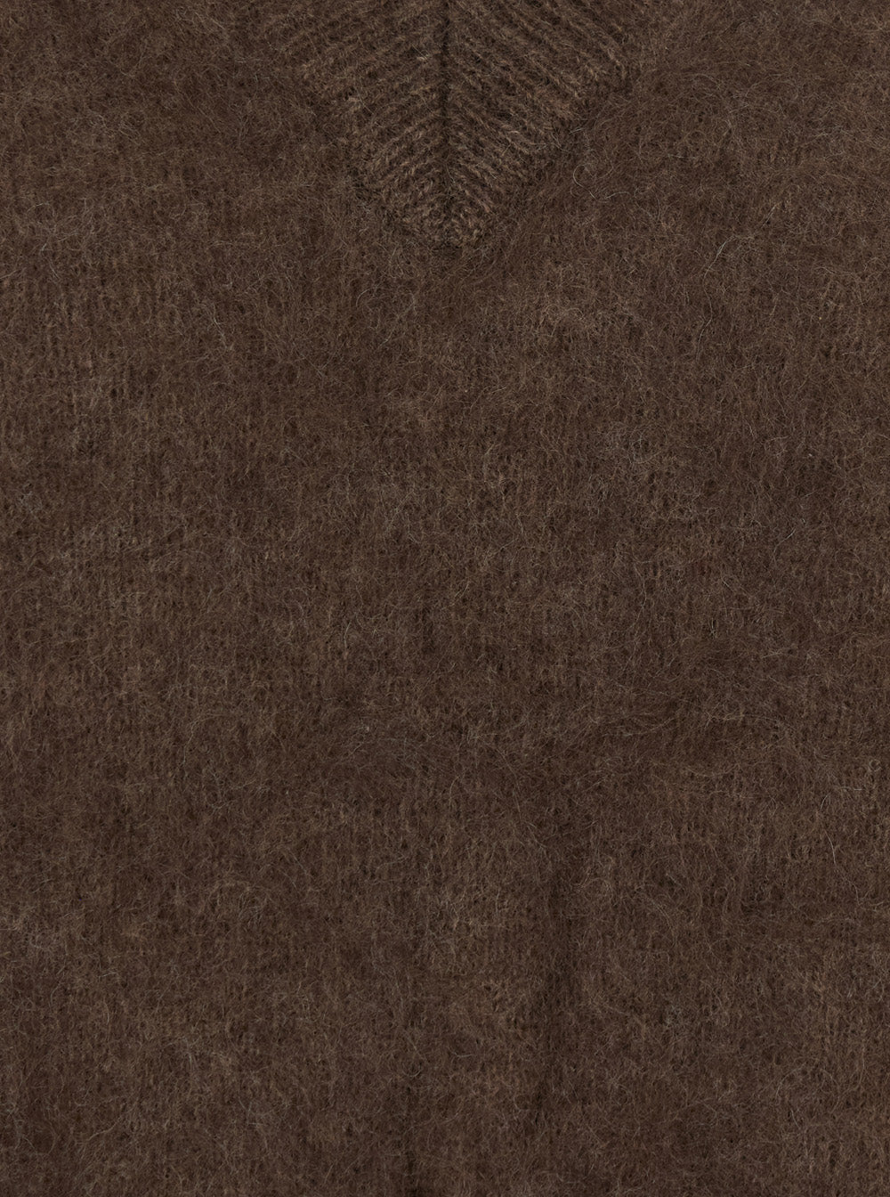 P.A.R.O.S.H. Women Brown V-Neck Sweater With Long Sleeves In Wool For Women