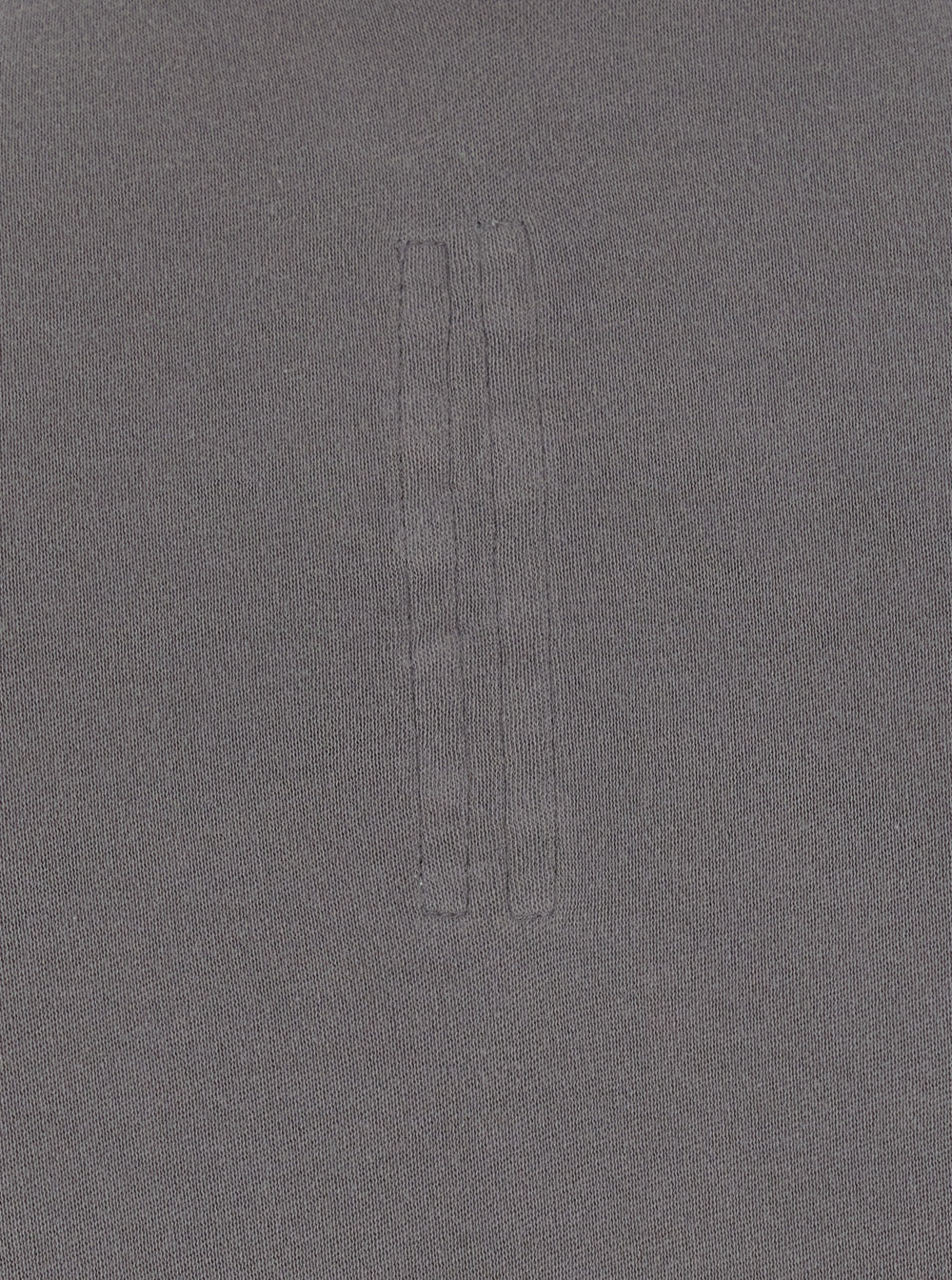 Rick Owens Men 'Jumbo' Grey T-Shirt With Ribbed Crew Neck And Dropped Shoulders In Cotton For Men