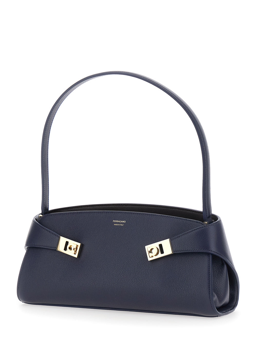 FERRAGAMO Ferragamo Women Shoulder Bag 'Hug' With Blue Leather Details For Women