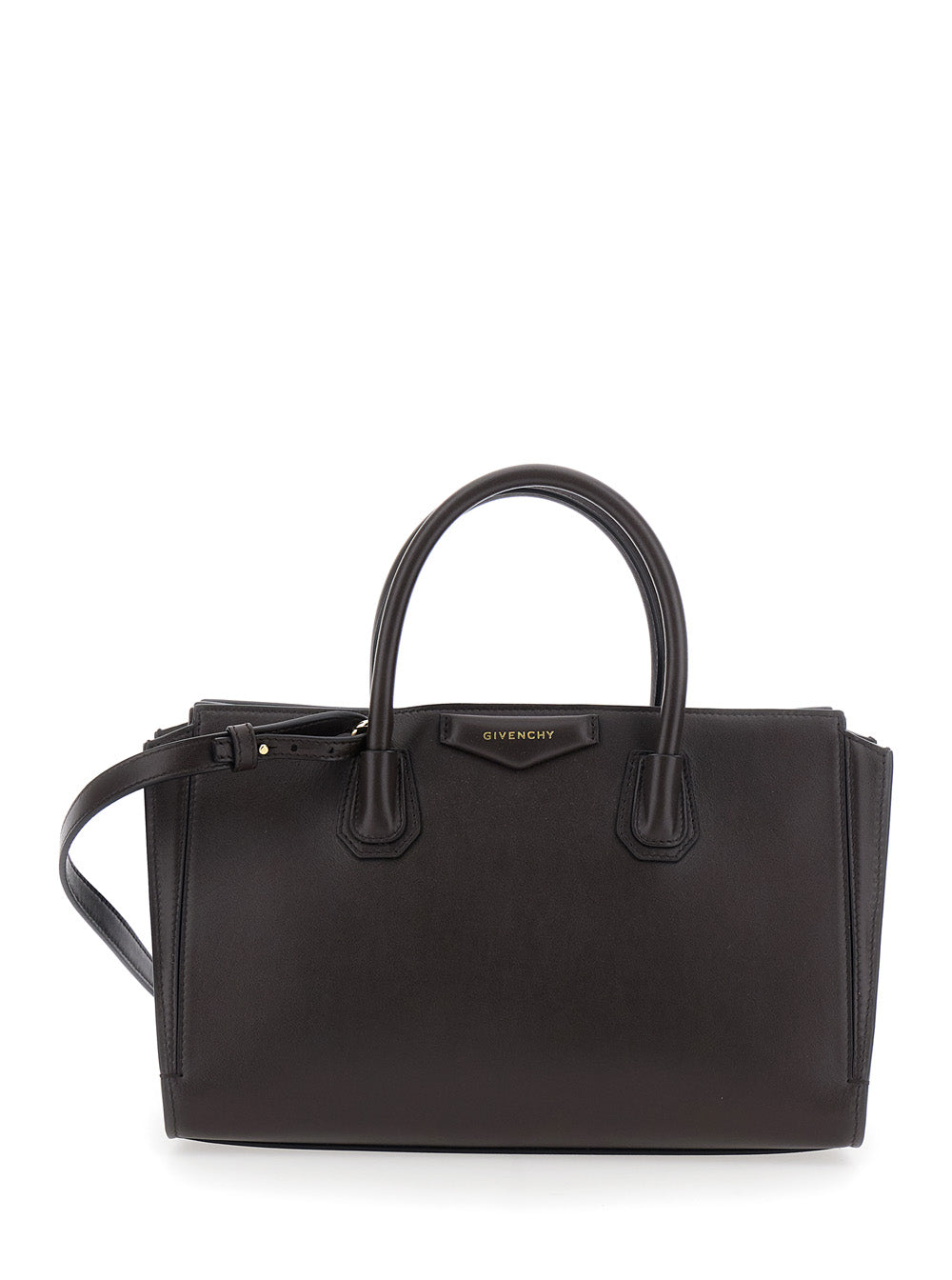GIVENCHY Givenchy Women 'Catchall' Brown Handbag With Logo Lettering On The Front And Adjustable And Removable Shoulder Strap In Leather For Women