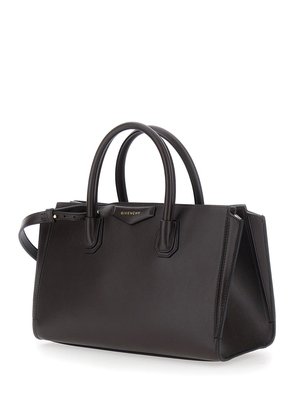 GIVENCHY Givenchy Women 'Catchall' Brown Handbag With Logo Lettering On The Front And Adjustable And Removable Shoulder Strap In Leather For Women