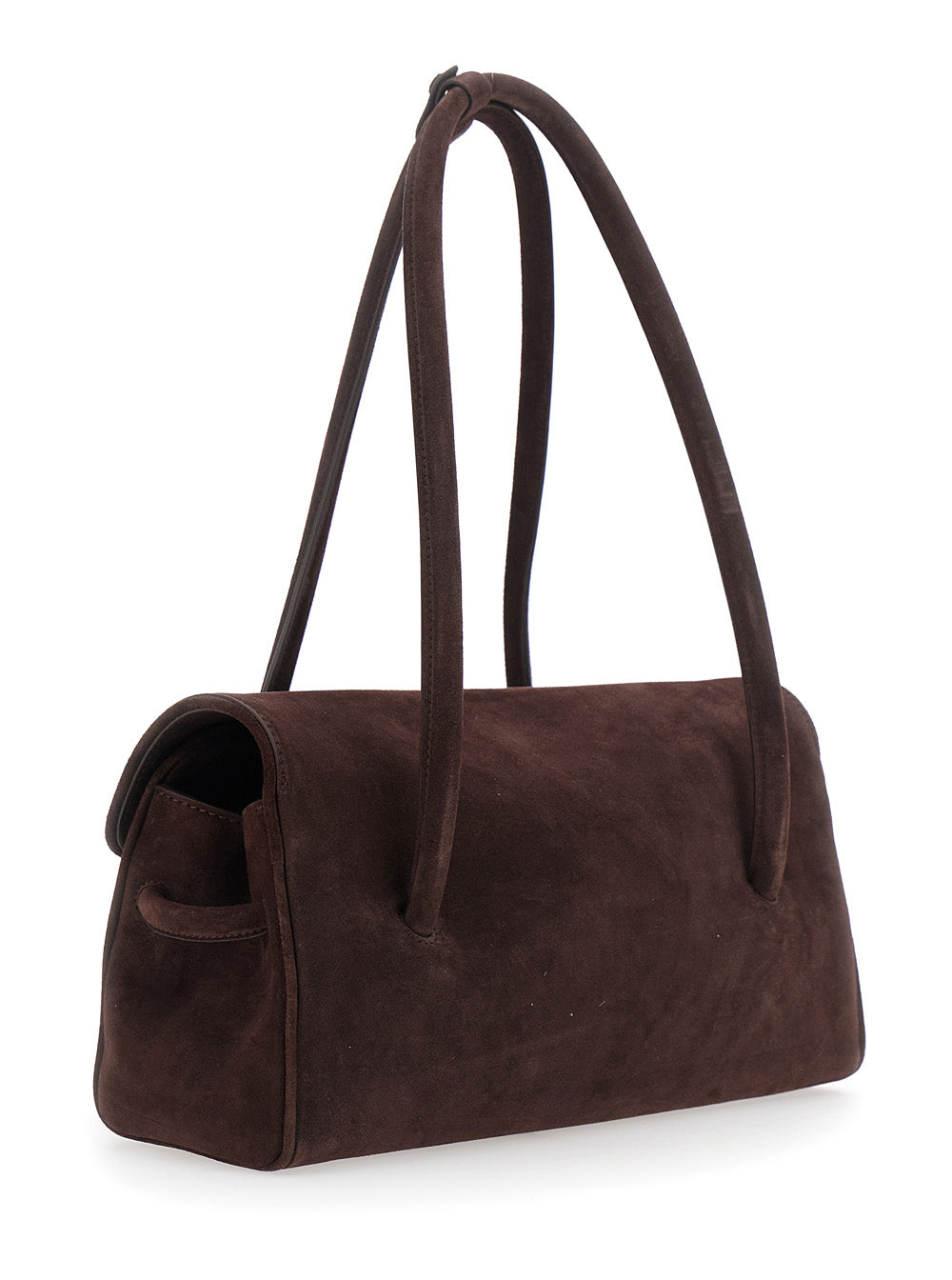 JACQUEMUS Jacquemus Women Le Turismo Long Shoulder Bag In Leather With Handles And Metal Detail Brown Woman