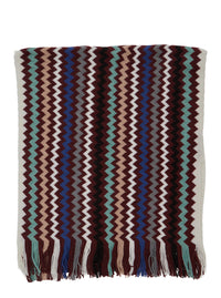 MISSONI Missoni Men Multicolor Scarf With Zig Zag Motif All-Over And Fringed Edge In Wool And Fabric Blend For Men