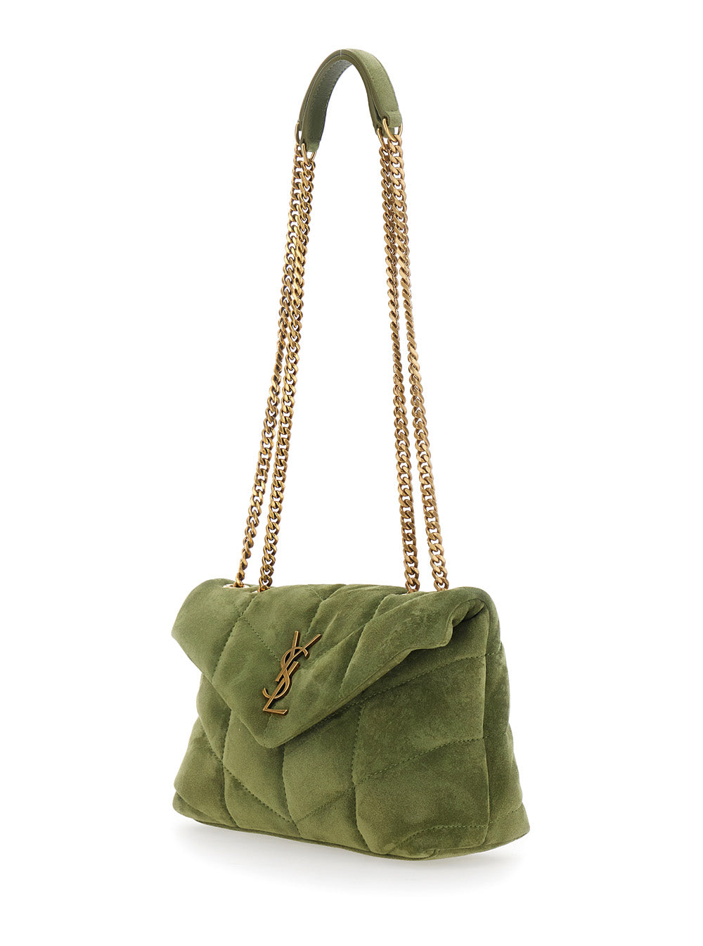 SAINT LAURENT Saint Laurent Women Ysl Mini Bag Mono Suede Satin Calf