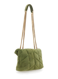 SAINT LAURENT Saint Laurent Women Ysl Mini Bag Mono Suede Satin Calf