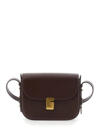 Soeur Women Bellissima Mini With Zip Closure In Brown Leather For Women