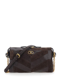 VALENTINO GARAVANI Valentino Garavani Women Small Shoulder Bag | Panthea | Patchwork Suede A.-Nap.Waxy/Fel.Head-A.G