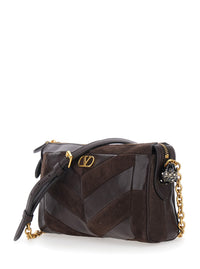 VALENTINO GARAVANI Valentino Garavani Women Small Shoulder Bag | Panthea | Patchwork Suede A.-Nap.Waxy/Fel.Head-A.G