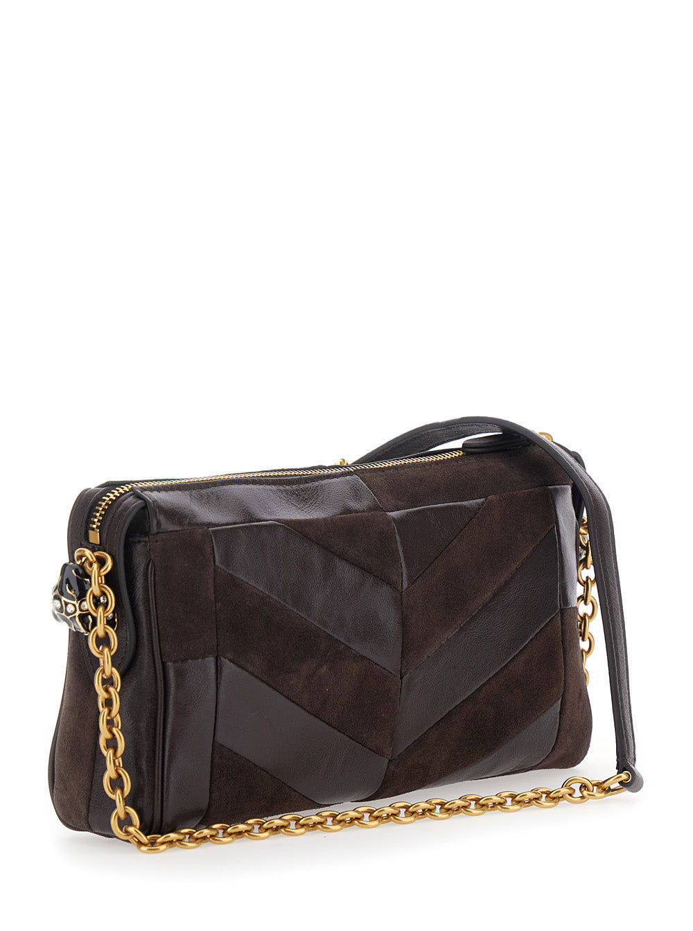 VALENTINO GARAVANI Valentino Garavani Women Small Shoulder Bag | Panthea | Patchwork Suede A.-Nap.Waxy/Fel.Head-A.G