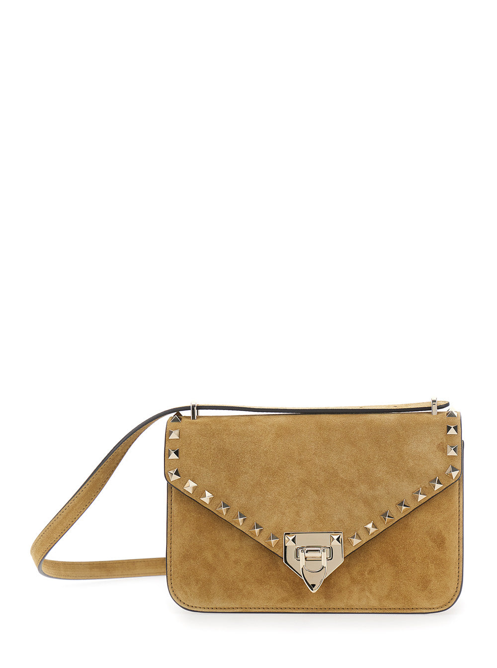 VALENTINO GARAVANI Valentino Garavani Women Small Shoulder Bag | Rockstud | Suede S./Platinum Studs