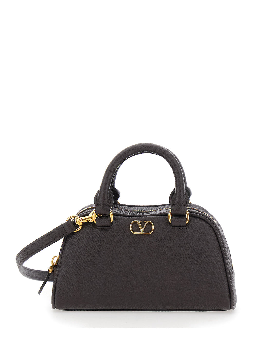 VALENTINO GARAVANI Valentino Garavani Women Mini Dome | Vlogo Signature | Vit. Soft Grain/A.Brass Logo