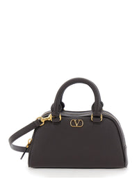 VALENTINO GARAVANI Valentino Garavani Women Mini Dome | Vlogo Signature | Vit. Soft Grain/A.Brass Logo