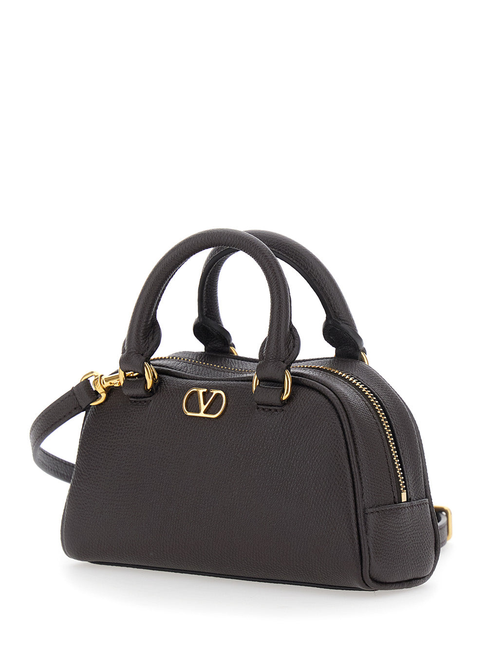 VALENTINO GARAVANI Valentino Garavani Women Mini Dome | Vlogo Signature | Vit. Soft Grain/A.Brass Logo