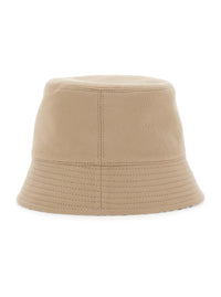 Brunello Cucinelli Women Beige Hat With Side Monile Detail In Cotton And Linen For Women