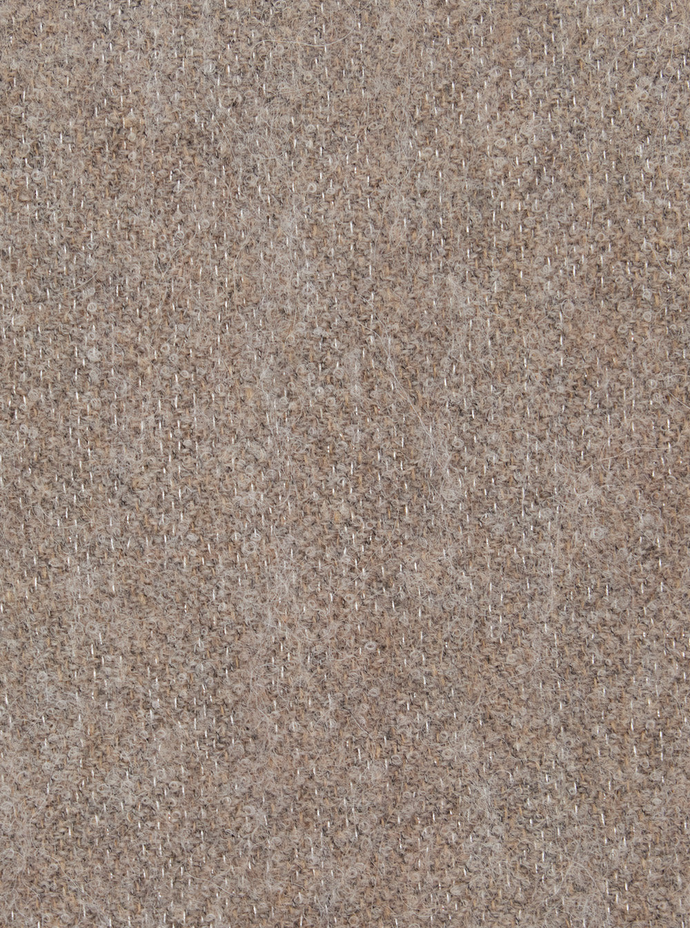 Brunello Cucinelli Women Beige Scarf With Square Design Adn Frayed Edges In Wool And Cashmere Blend Women