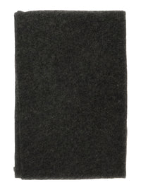 Brunello Cucinelli Women Black Scarf With Rectangular Design And Monili Details In Cashmere Women
